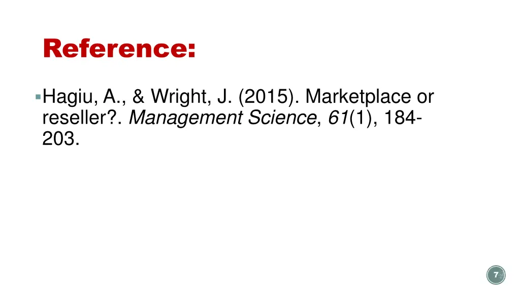 reference