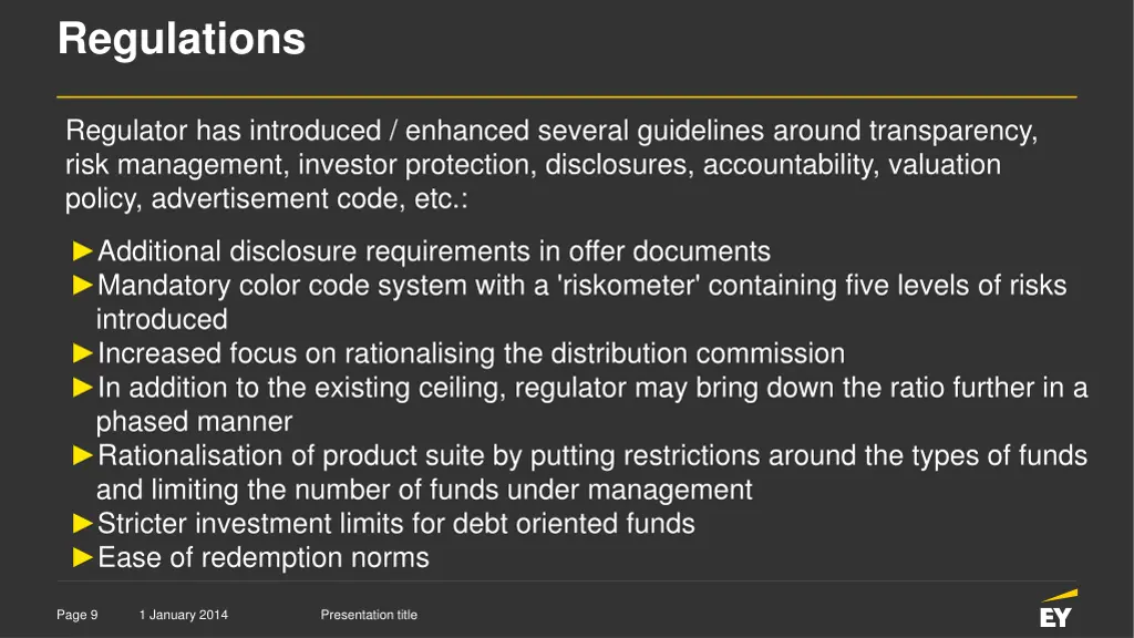 regulations