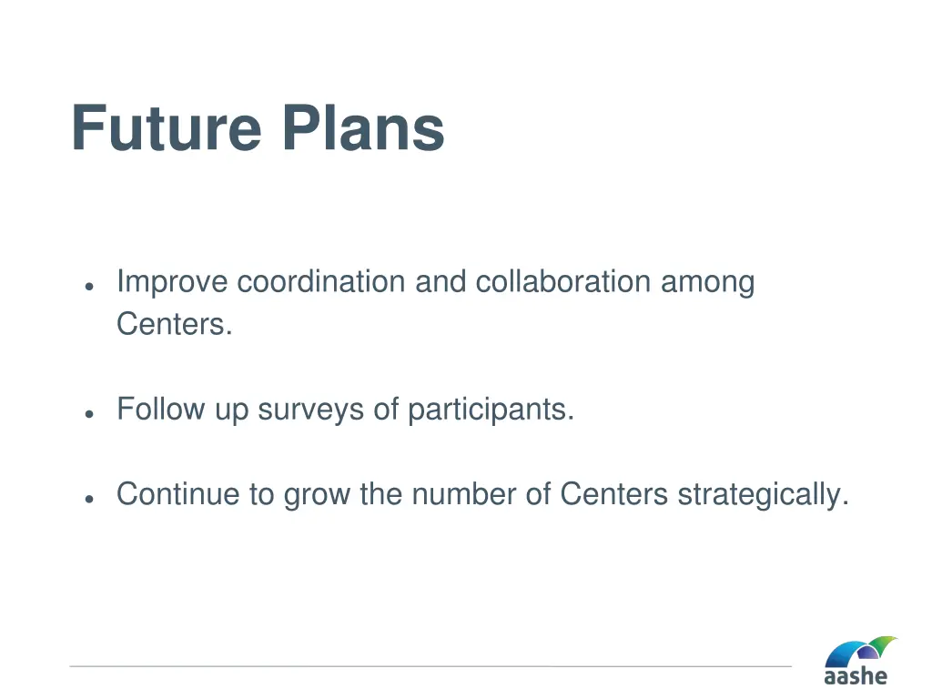 future plans