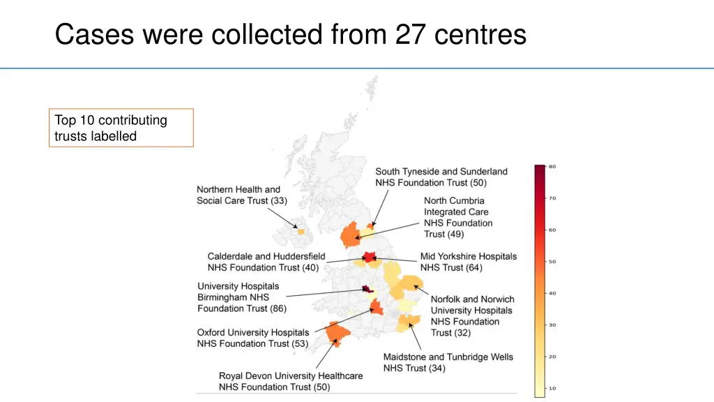 cases were collected from 27 centres