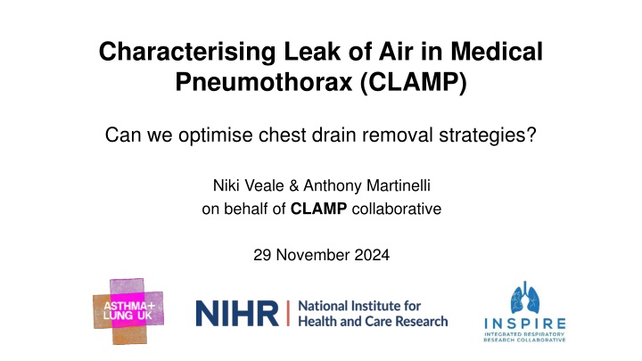 characterising leak of air in medical