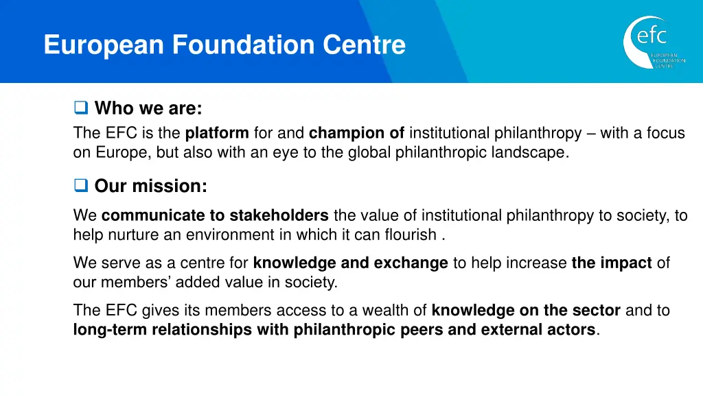 european foundation centre