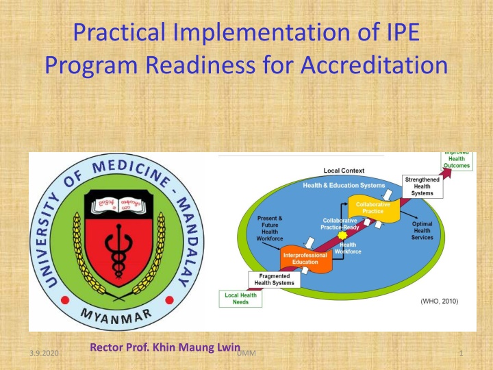 practical implementation of ipe program readiness