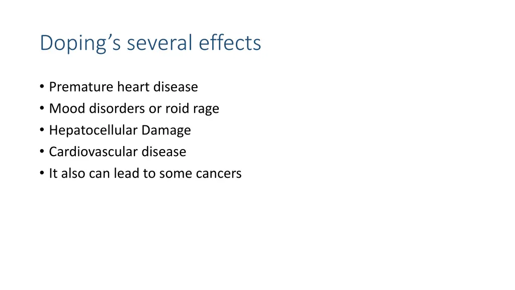 doping s several effects