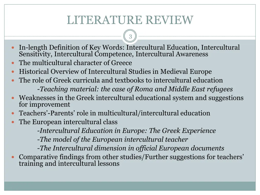 literature review