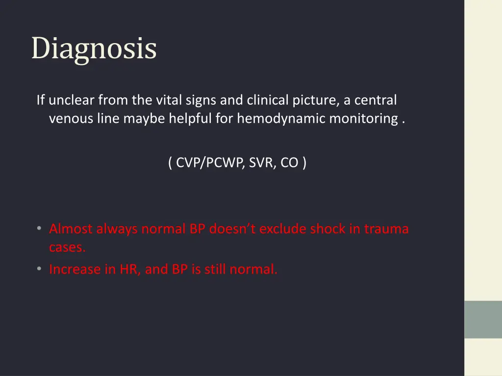 diagnosis