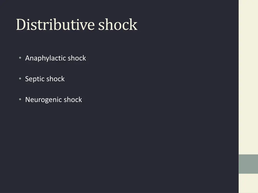 distributive shock