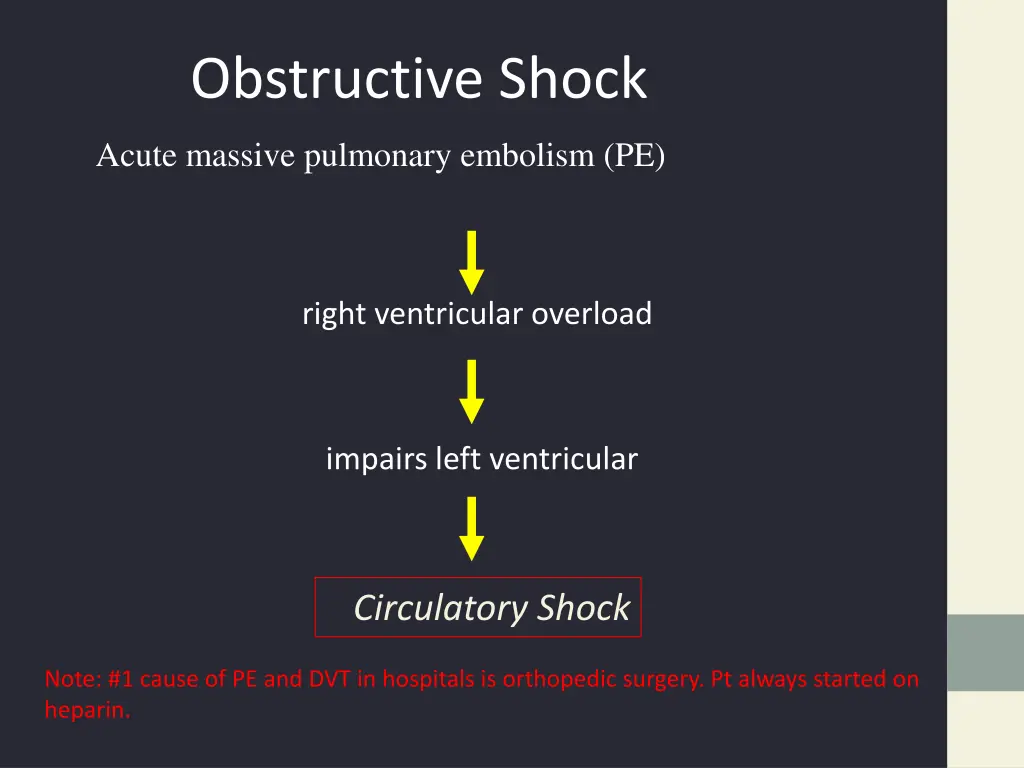 obstructive shock