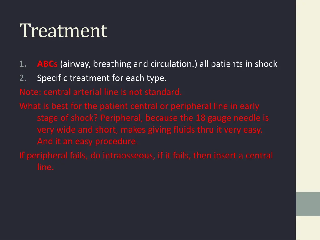 treatment