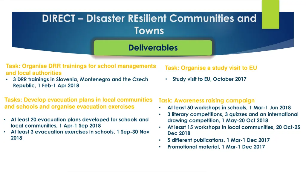 direct disaster resilient communities and towns 8