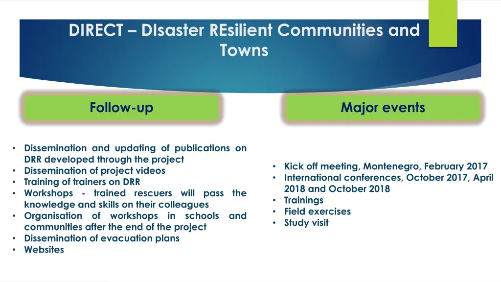 direct disaster resilient communities and towns 9