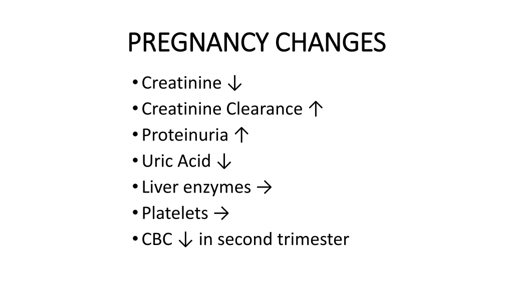 pregnancy changes pregnancy changes