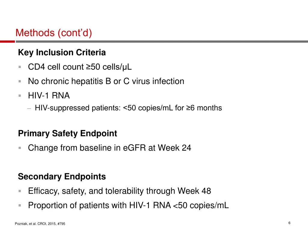 methods cont d