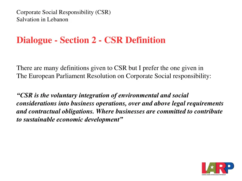 corporate social responsibility csr salvation 6