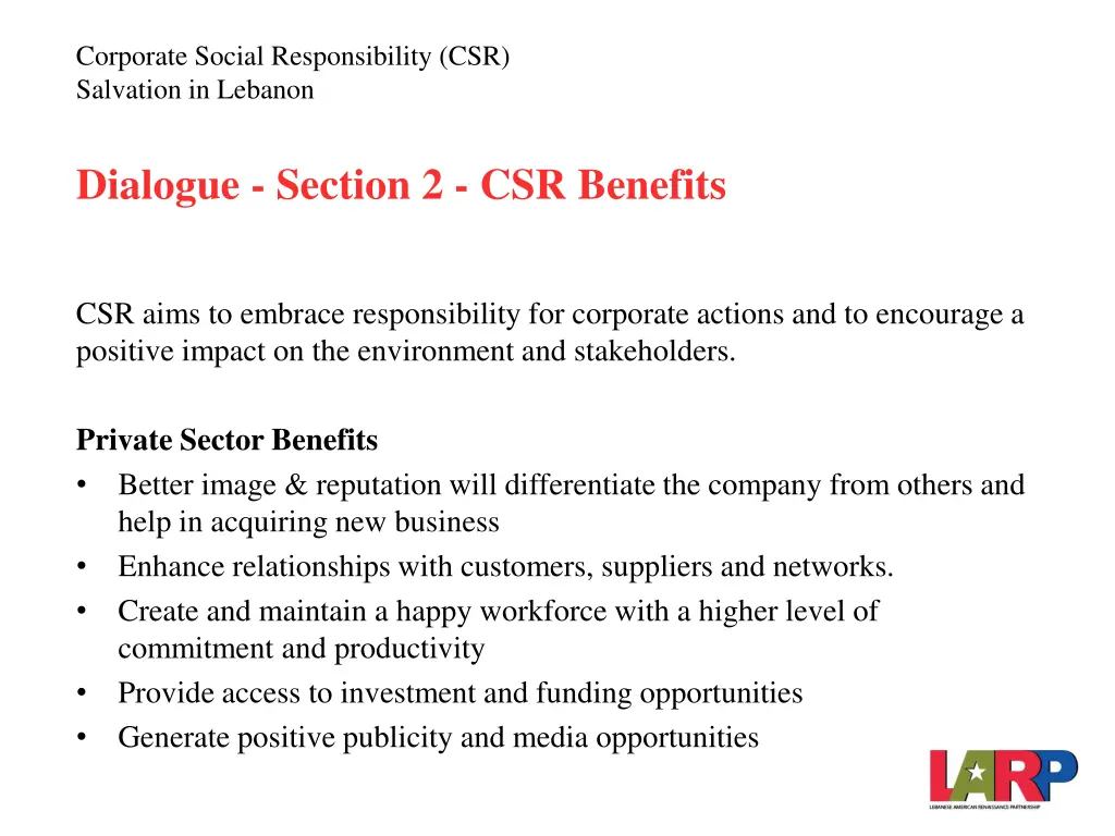corporate social responsibility csr salvation 7