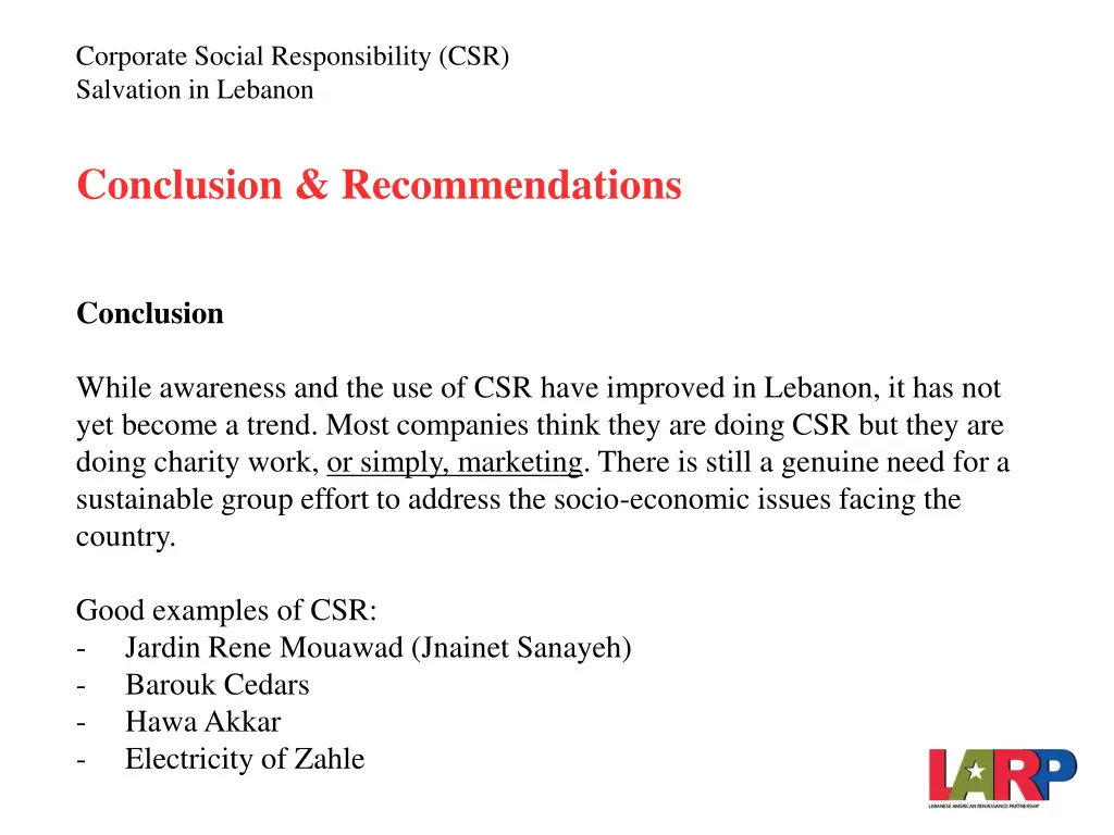 corporate social responsibility csr salvation 9