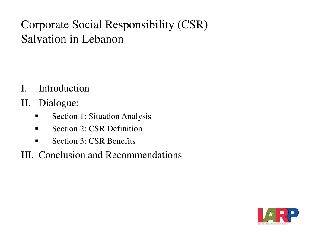 corporate social responsibility csr salvation
