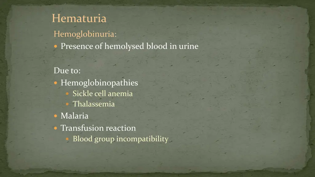 hematuria 1