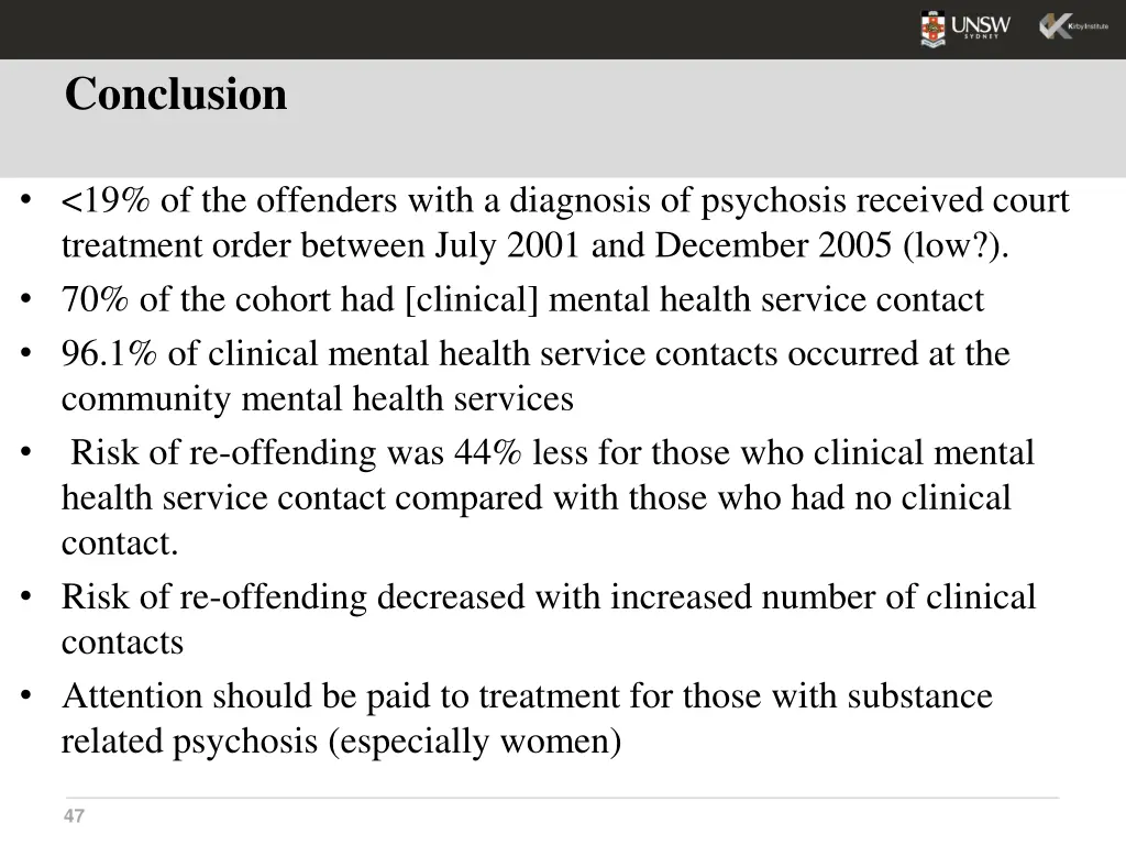 conclusion 1