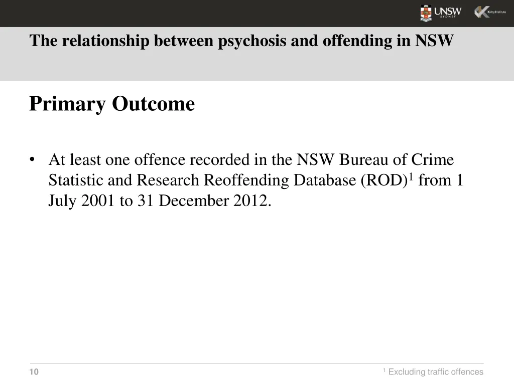 the relationship between psychosis and offending 4