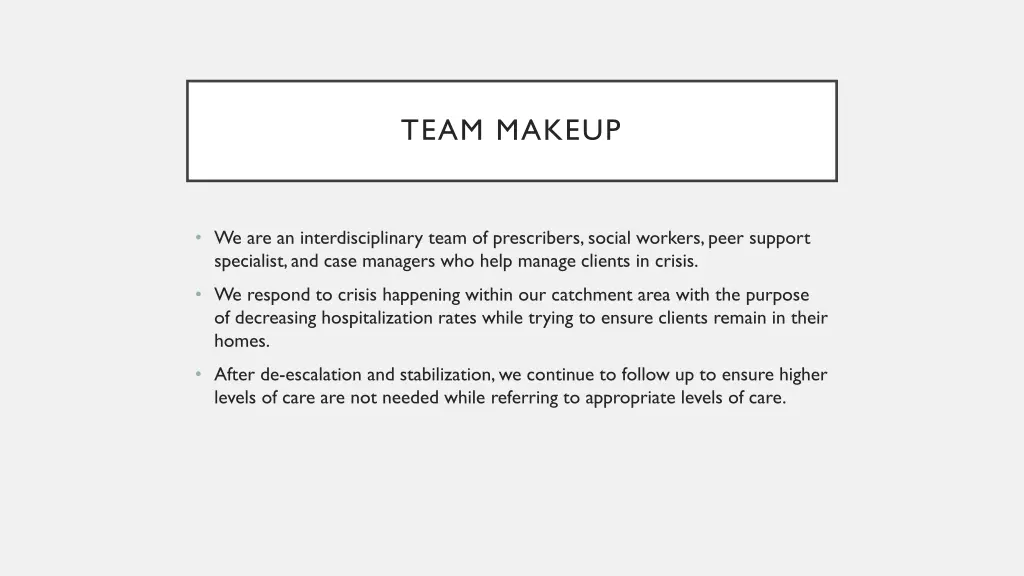 team makeup