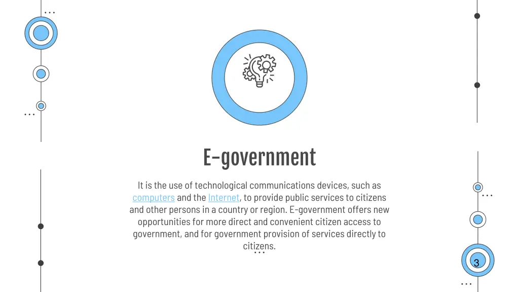e government