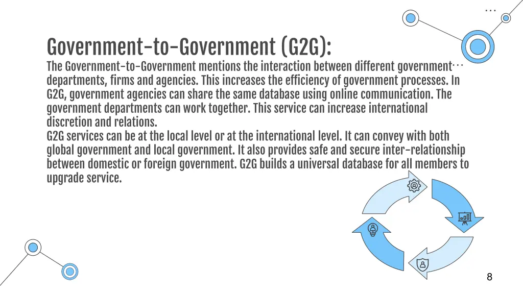 government to government g2g the government
