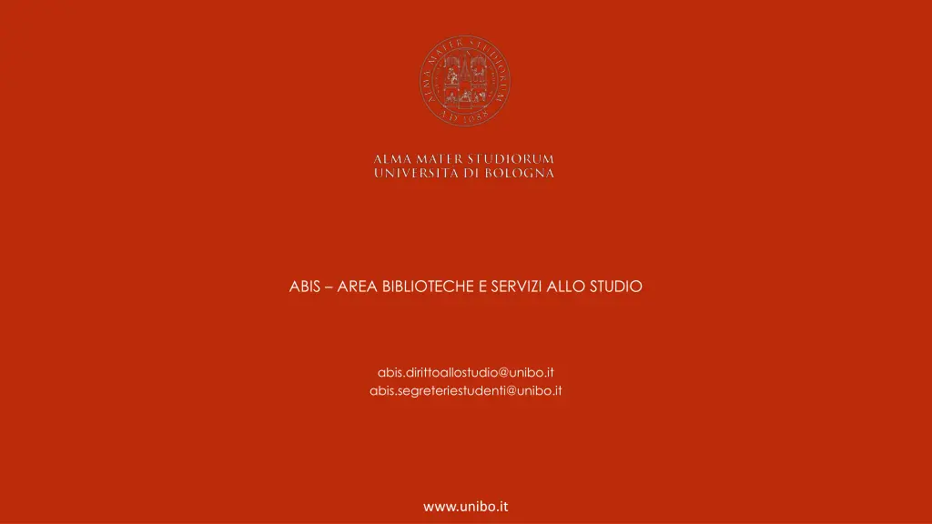 abis area biblioteche e servizi allo studio