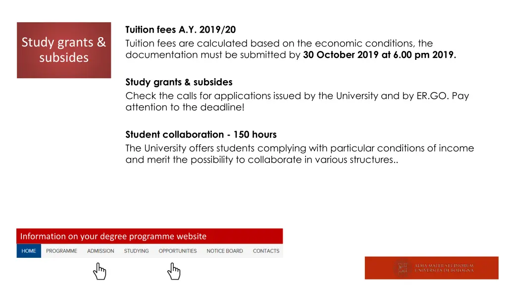 tuition fees a y 2019 20 tuition fees