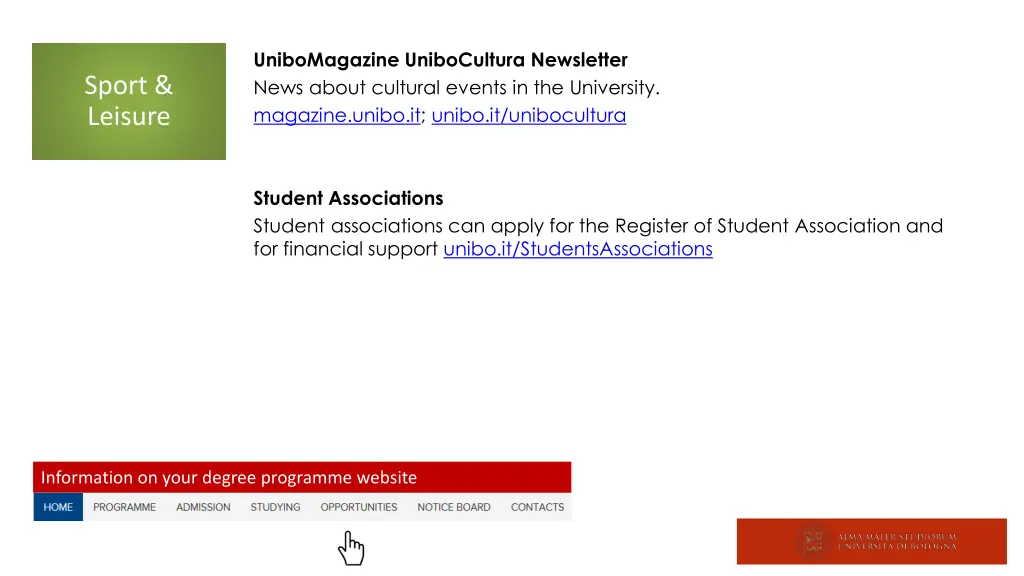 unibomagazine unibocultura newsletter news about