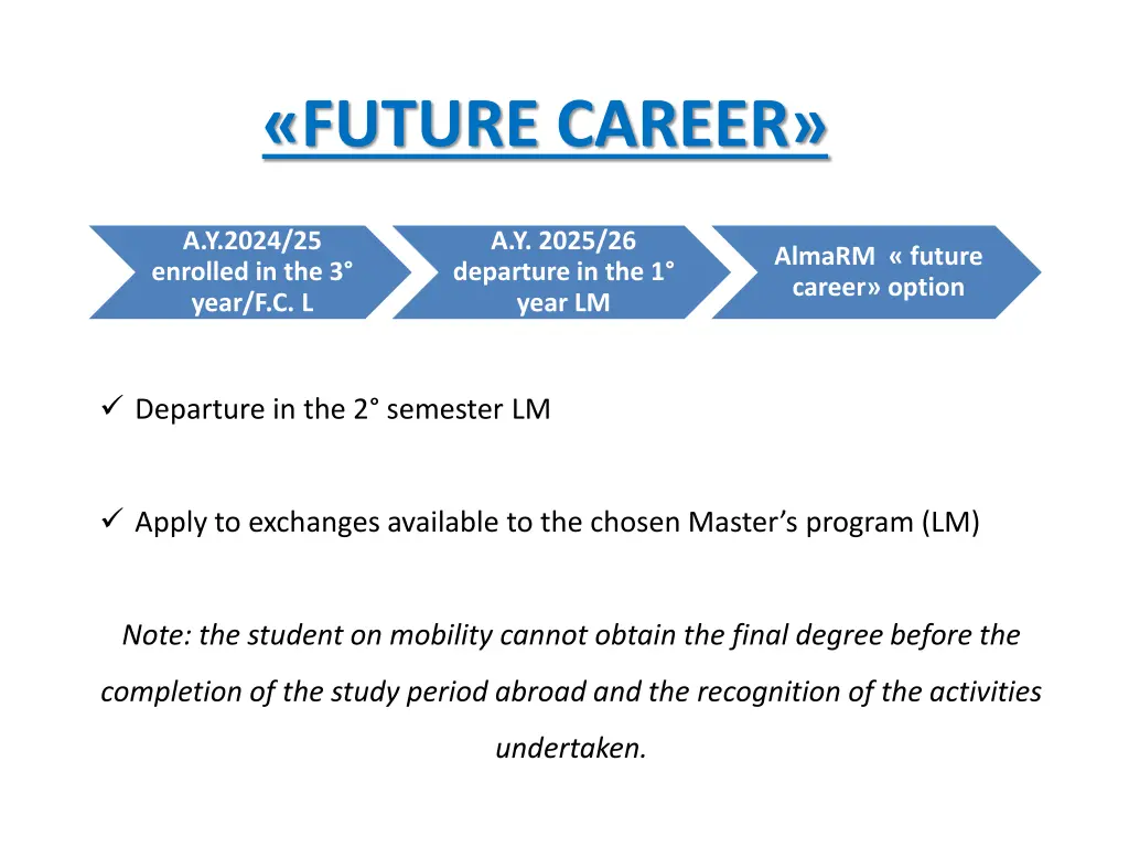 future career