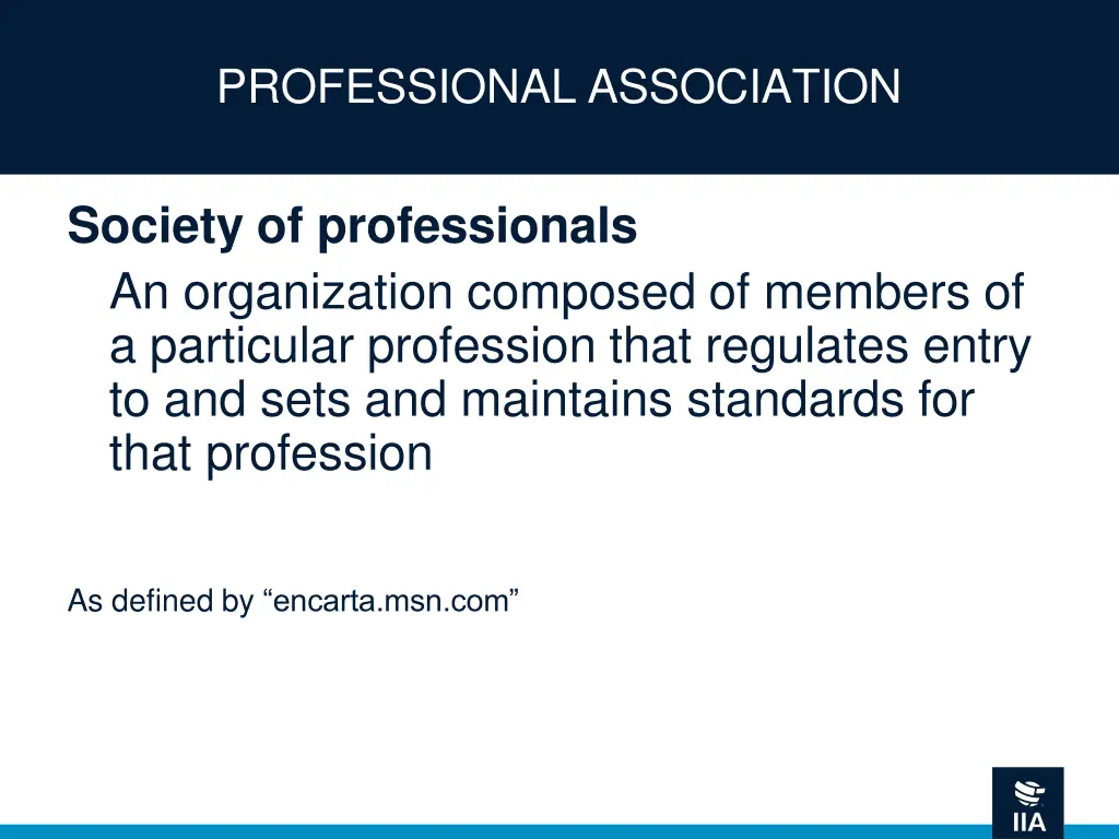 professional association