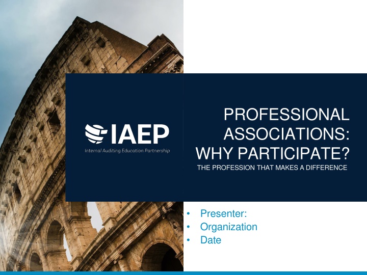 professional associations why participate