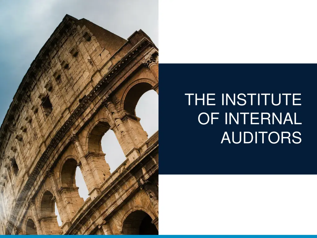the institute of internal auditors