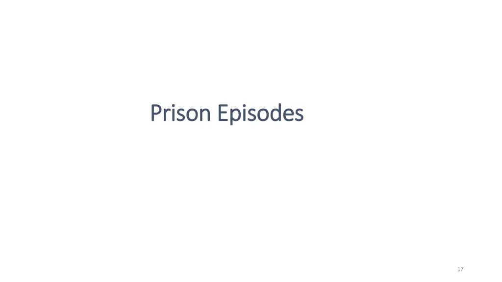 prison episodes prison episodes