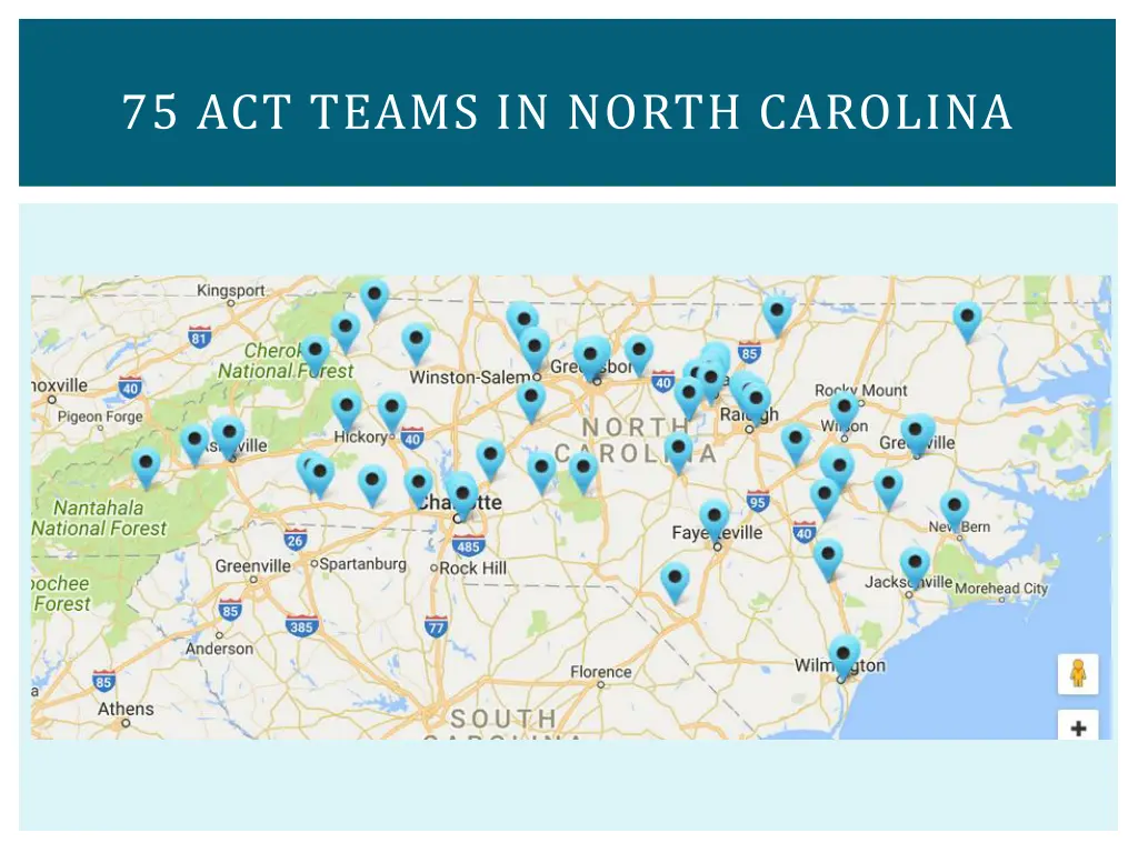 75 act teams in north carolina