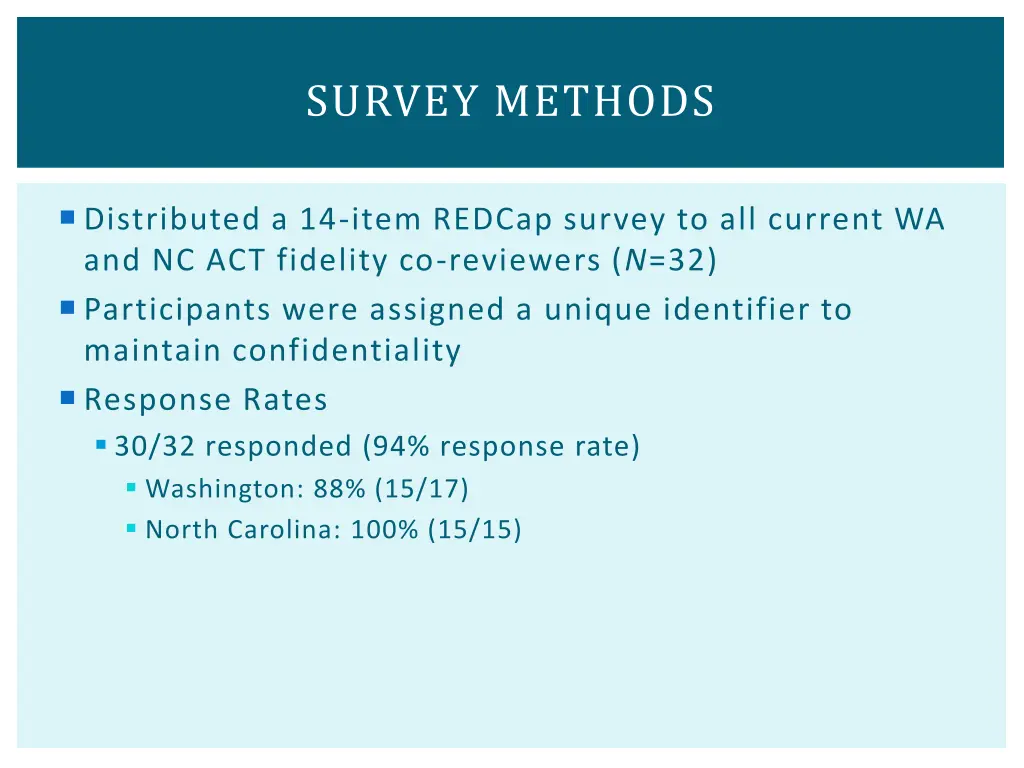 survey methods