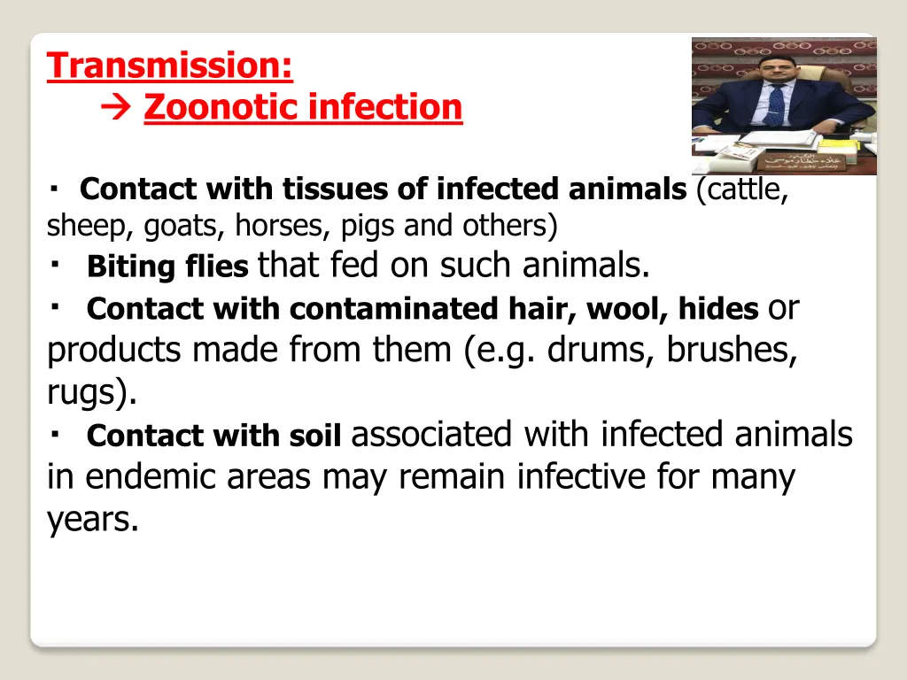 transmission zoonotic infection