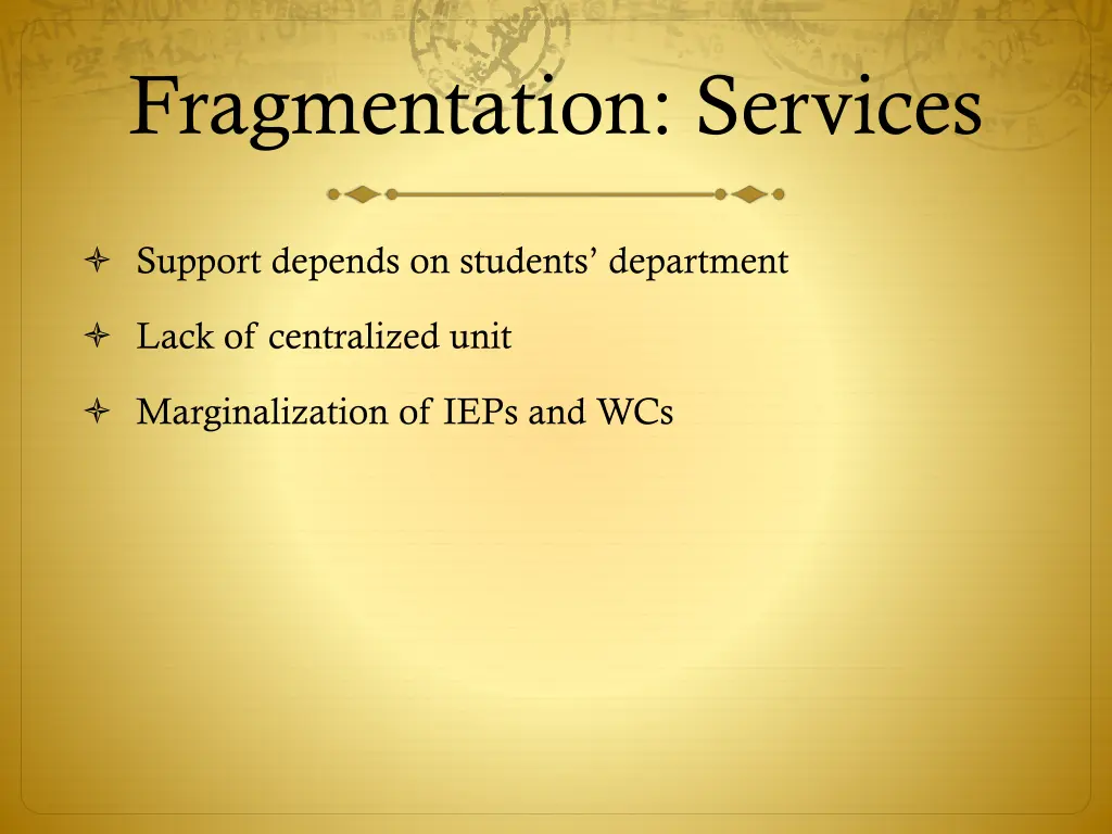 fragmentation services