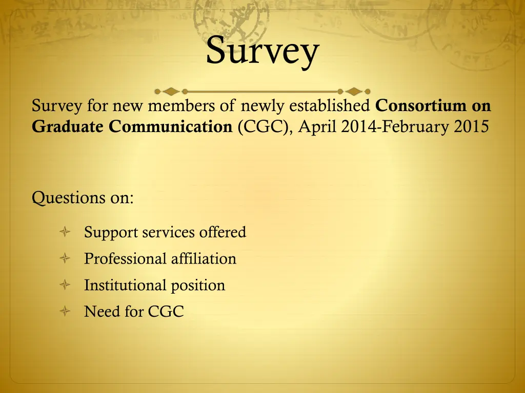 survey