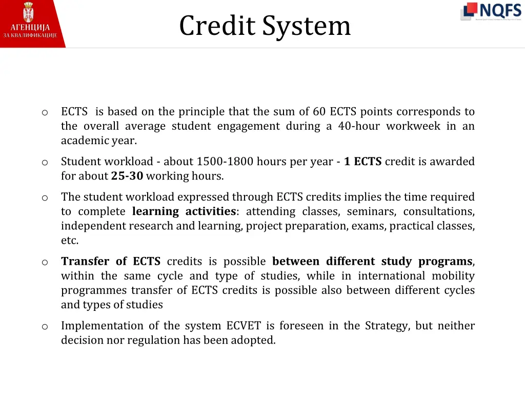 credit system