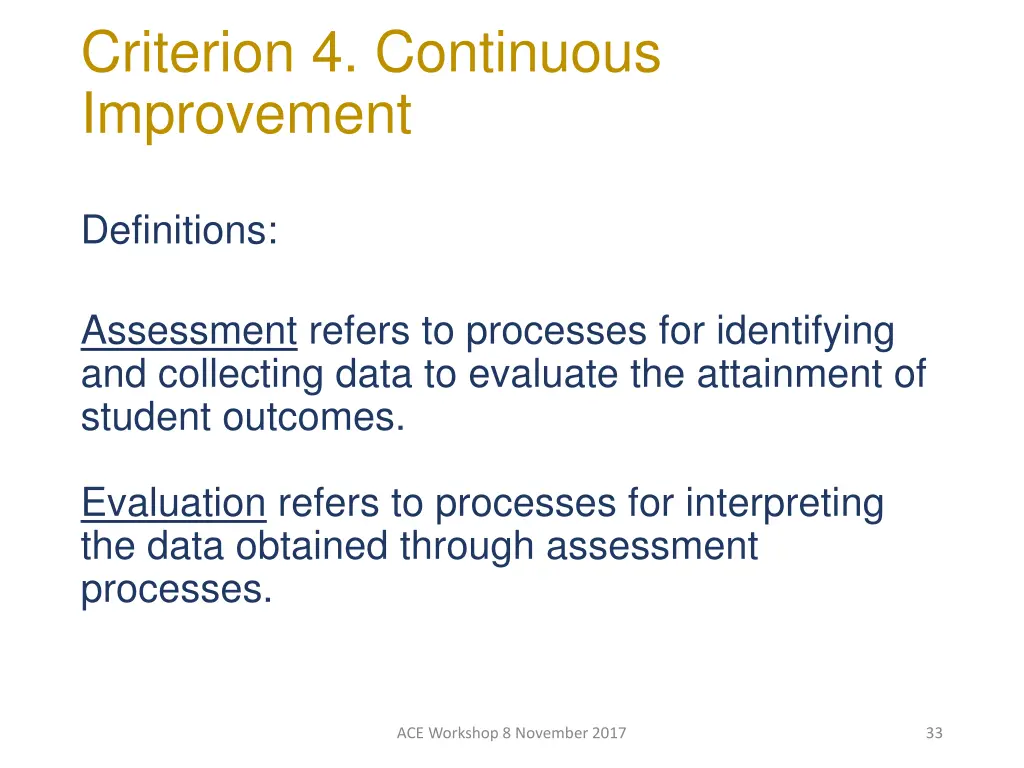 criterion 4 continuous improvement 1