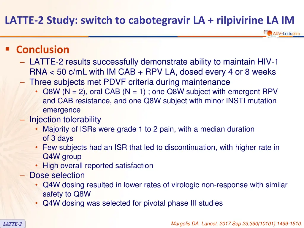 latte 2 study switch to cabotegravir 9