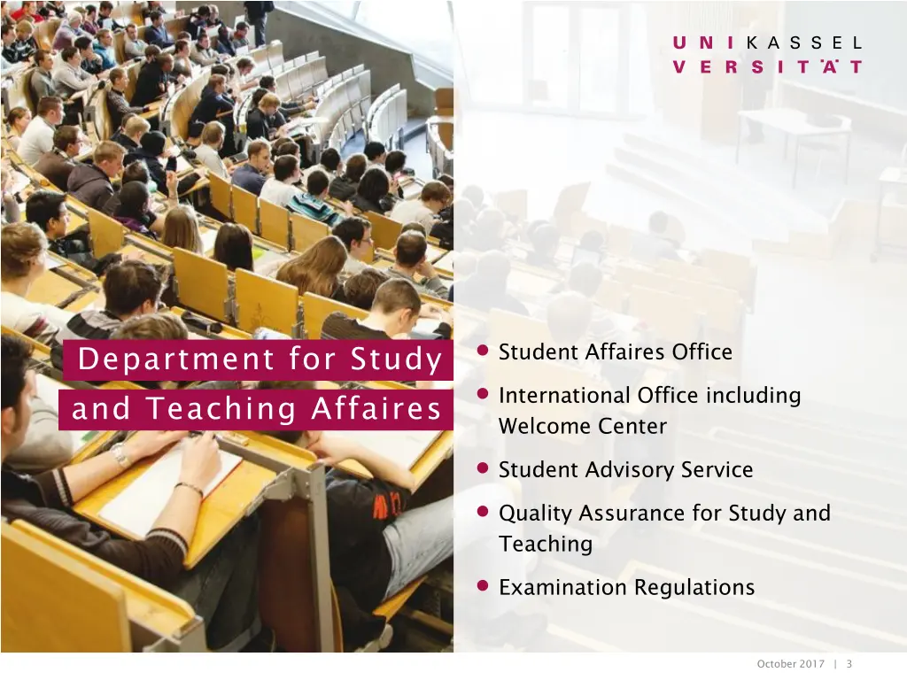 student affaires office international office
