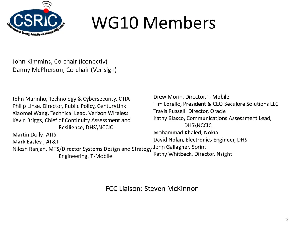 wg10 members