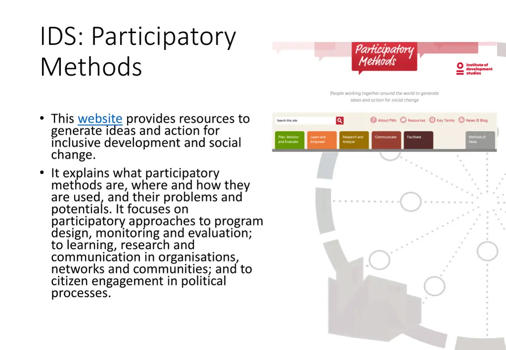ids participatory methods