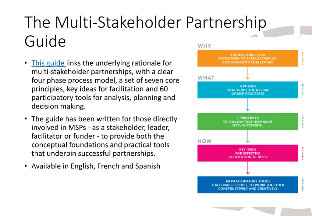 the multi stakeholder partnership guide 1