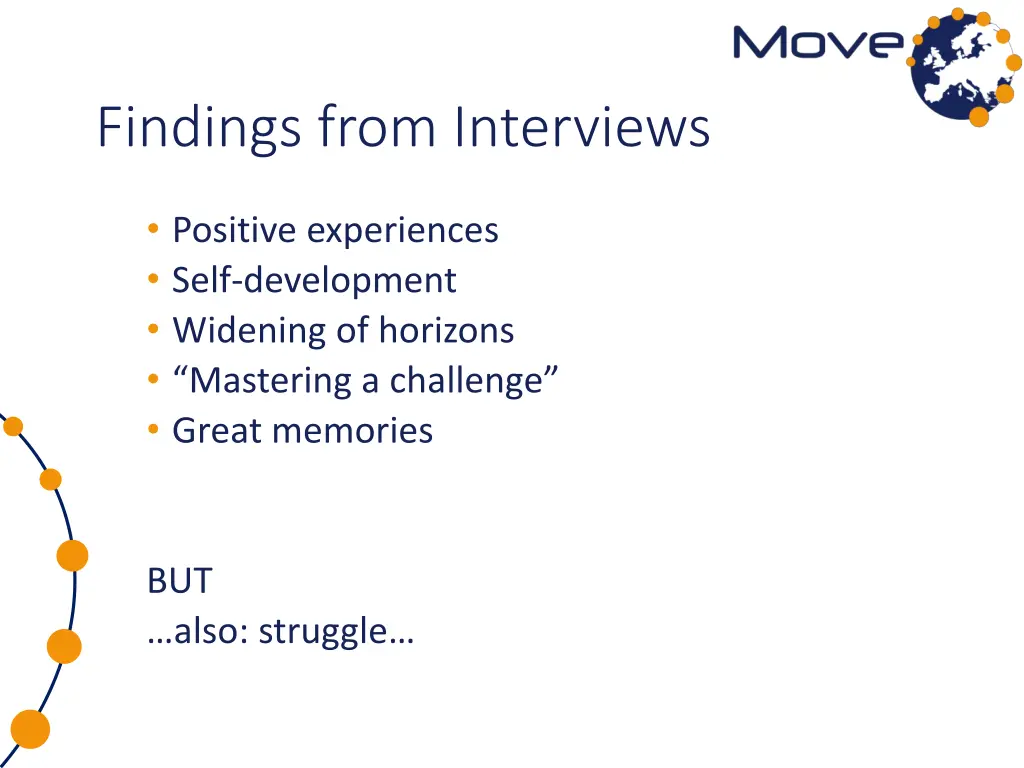 findings from interviews 1