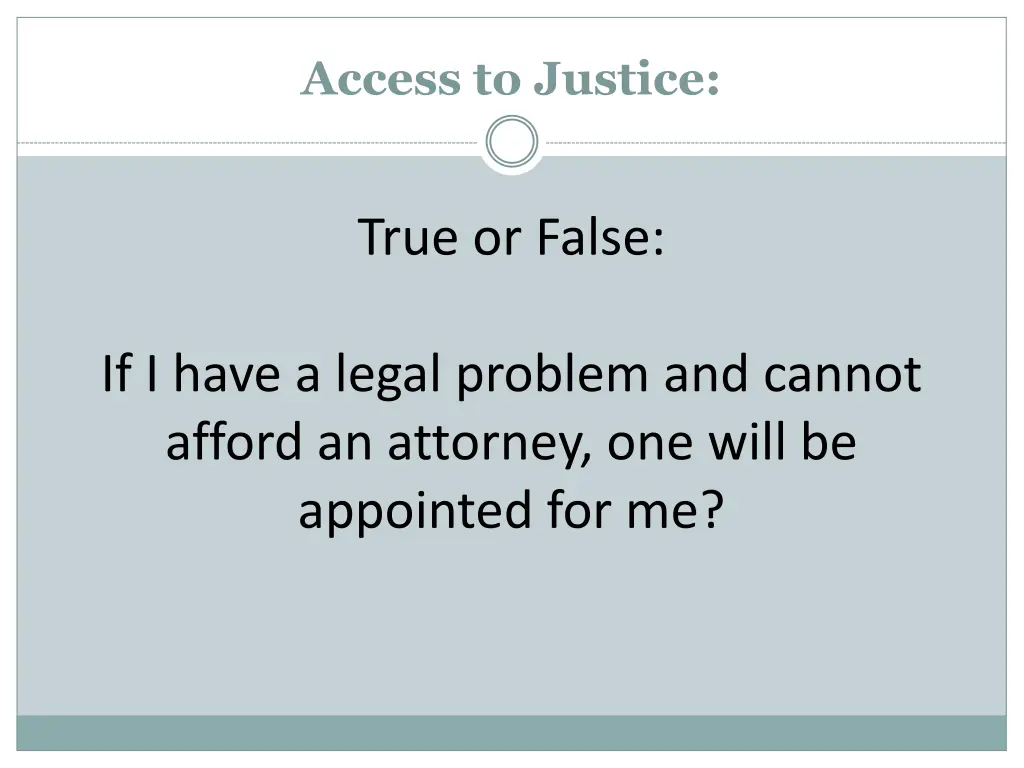 access to justice 1
