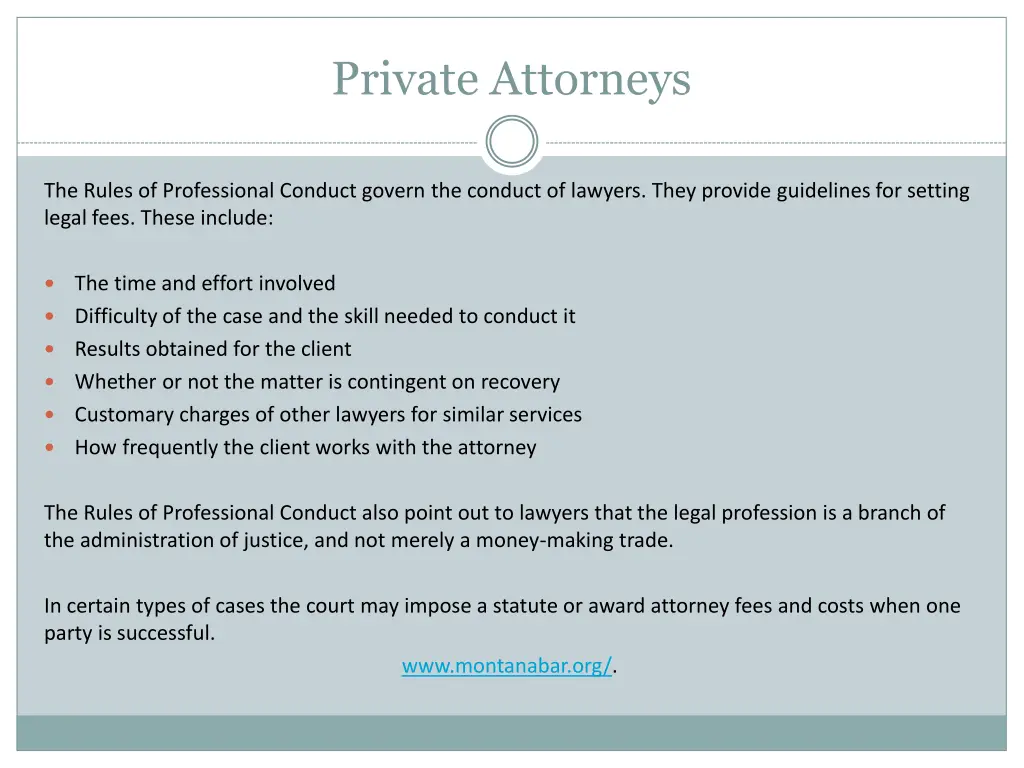 private attorneys